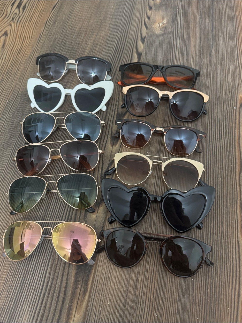Assorted Women's Sunglasses Pack - Black, Brown and Gold Styles ALL 12 included